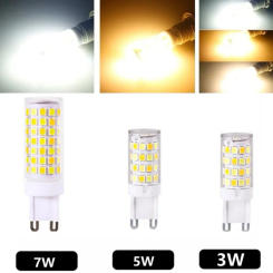LED Bulb 3W 5W 7W G9 lighting light Dimmable AC 220V Lamp SMD2835 Spotlight Chandelier Lighting Replace Halogen Lamp Bulb