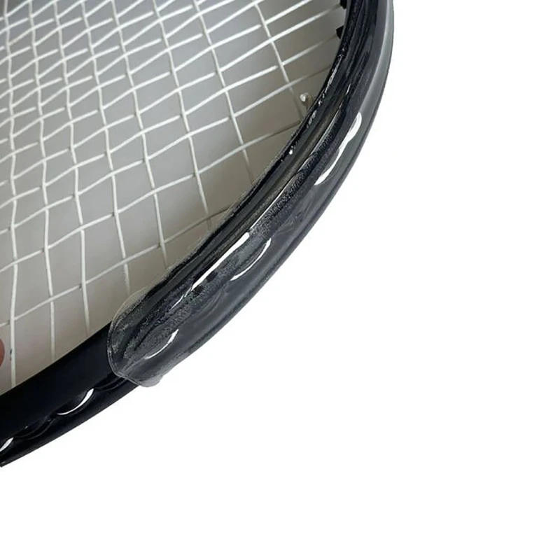 Description Picture 4 of itemTransparents Tennis Rackets Head Tape Racquet Head Edge Guard Protections Tape Badmintons Rackets Head Protector Sticker