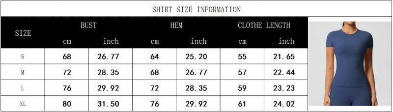 Description Picture 2 of itemWomen Running Sports T Shirt Summer Short Sleeve Round Neck Breathable Stretchy GYM Yoga Slim Fitness Active Top