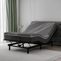 Adjustable Bed Base Frame with Wireless Remote + 12 Inch Twin XL Gel Memory Foam Mattress in a Box, Zero Gravity, 80" × 38"