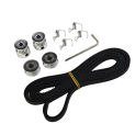 Idlers Pulley Set Gt2 Timing Belt Replacement Accessories Tension F8M6 Sheaves Hex Wrench Screws Mechanical Power Transmission