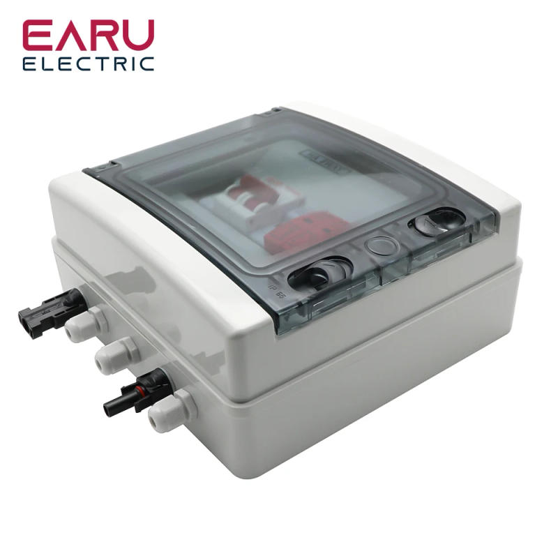 Description Picture 5 of item500V 1 Input 1 Output Solar photovoltaic PV Combiner Box With Lightning Protection DC Fuse MCB SPD Waterproof Box IP65