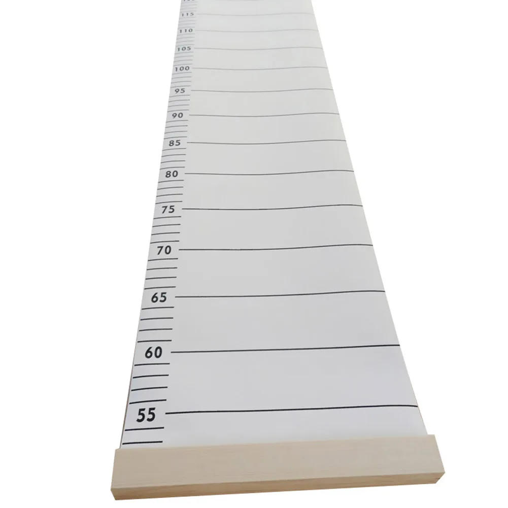 Description Picture 6 of itemNordic Children Height Ruler Canvas Hanging Growth Chart for Boy Kids Room Wall Decor Decorative Growth Charts Height Ruler