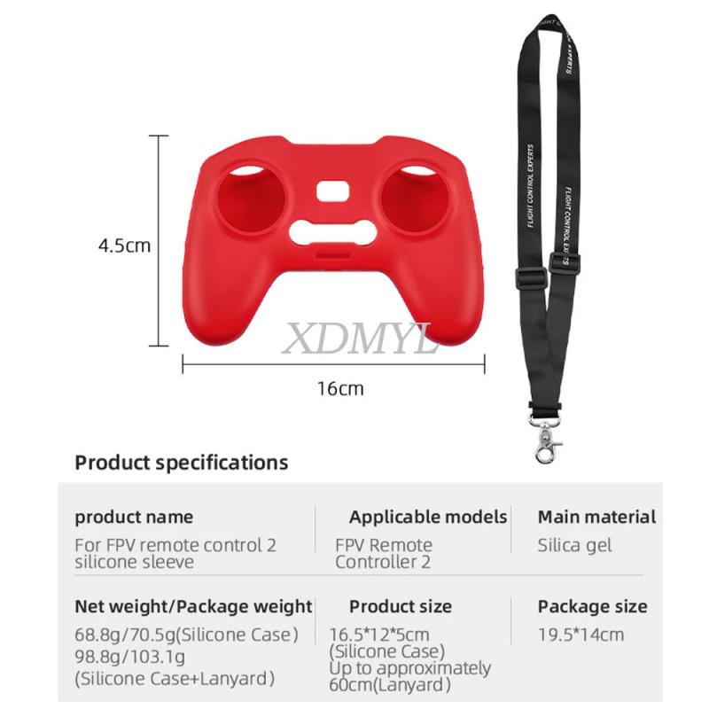 Description Picture 6 of itemSoft Silicone Case For DJI Avata 2/Avata/FPV Remote Controller 3/2 Anti-scratch Protection Cover Sleeve Drone Accessories