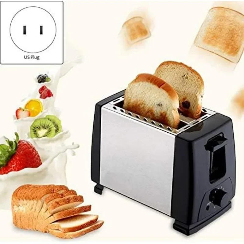 Description Picture 3 of itemToaster 2 Stainles Steel Bread Extra Wide Slot Toasters,Electrical Bread Machine for Waffles,One-click Cancel Setting Toaster