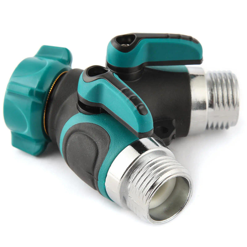 Description Picture 6 of itemY-Type Garden Hose Splitter Garden Hose Connector with Faucet Watering Shut Off for Landscaping Flower Planting Irrigation