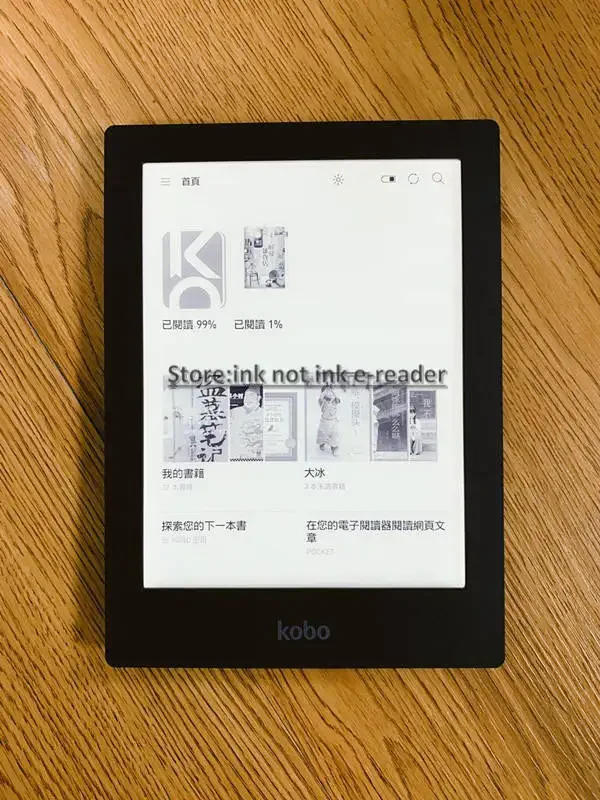 Description Picture 6 of itemKobo Aura HD 6.8" N204 New ebook reader onyx book 1440x1080 256PPI eReader e-ink with Light touch e-books Reader likebook libros