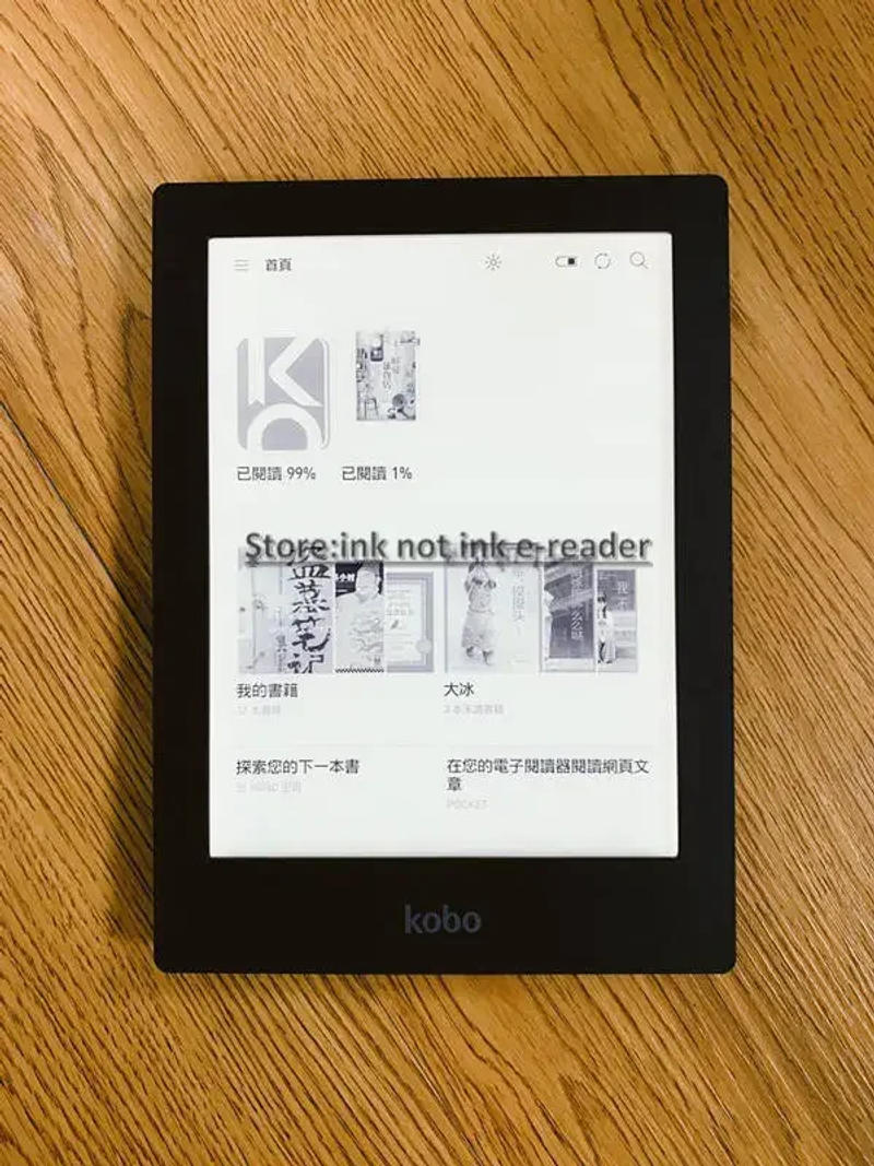 Description Picture 6 of itemKobo Aura HD 6.8" N204 New ebook reader onyx book 1440x1080 256PPI eReader e-ink with Light touch e-books Reader likebook libros