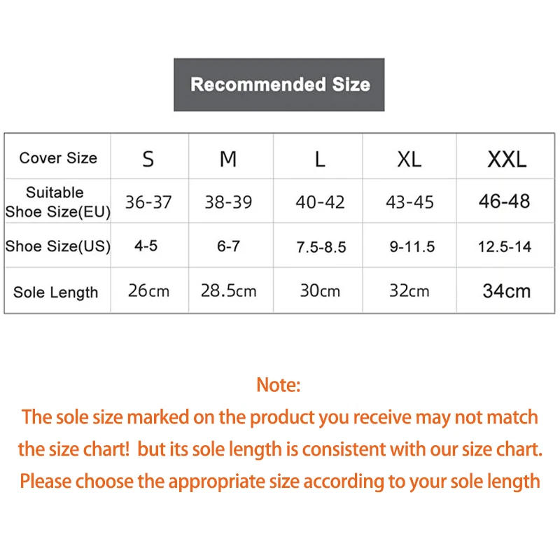 Description Picture 2 of itemWaterproof Reusable Motorcycle Cycling Shoe Cover for Rain Boots Overshoes Outdoor Tourist Anti-slip Shoes Protector Covers