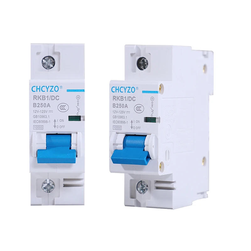 Description Picture 5 of itemDC 2p DC Circuit Breaker 12-125V 1P Miniature Automatic Protector Electric Vehicle 80A/100A/125A/200A/250A Battery Protection