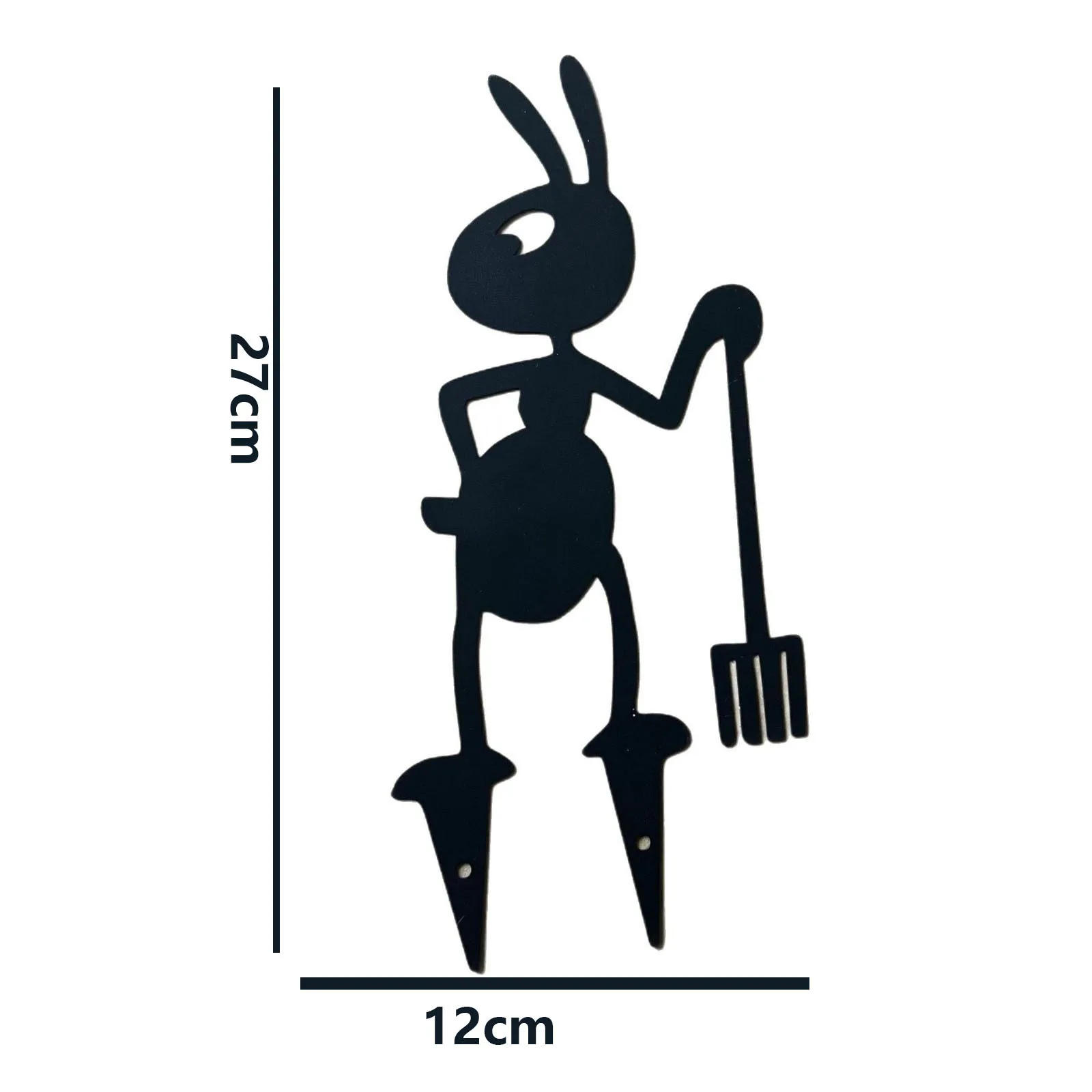 Description Picture 5 of itemMetal Ant Garden Decor Outdoor Yard Art Lawn Stakes Backyard Ornaments Iron Crafts Gardening Decoration Animal Sculptures