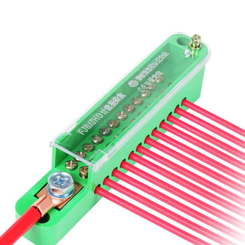 Description Picture 2 of itemUnipolar Splitter Junction Box 1 In 4/6/8/10/12 Out Retardant Metering Cabinet Wire Terminal Block Electrical Accessories