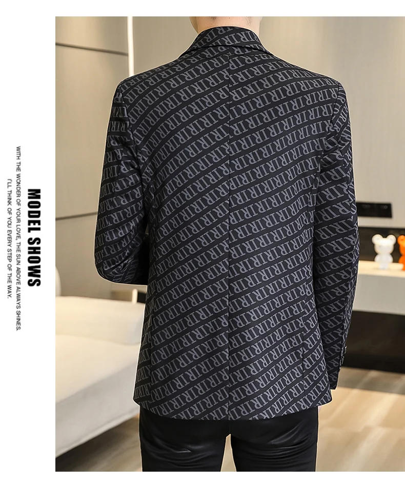 Description Picture 5 of itemMain Promotion of Spring and Autumn New Explosive Slim-fit Single West Coat Casual Fashion with Handsome Suit Men's Clothing