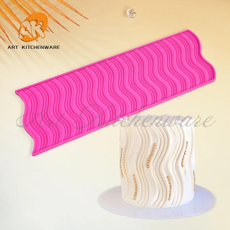 Description Picture 5 of itemNew Texture Lace Mat for Wedding Cake Decorating Silicone Cake Mold Fondant Cake Decorating Tools Border Decoration Lace Mold