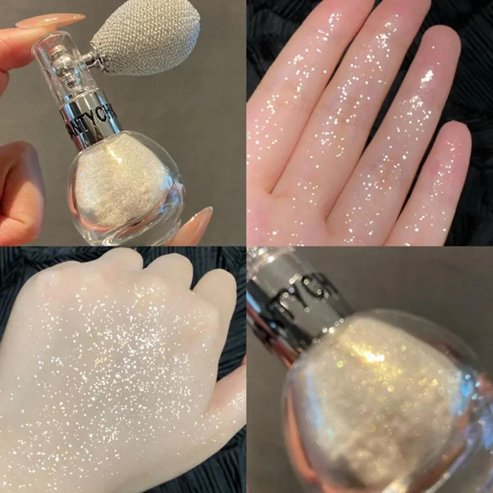 Description Picture 3 of itemHigh Gloss Body Diamond Shimmering Spray Powder Highlight Powder Makeup Suitable for Facial and Body Skin Hair Clothes Cosmetics