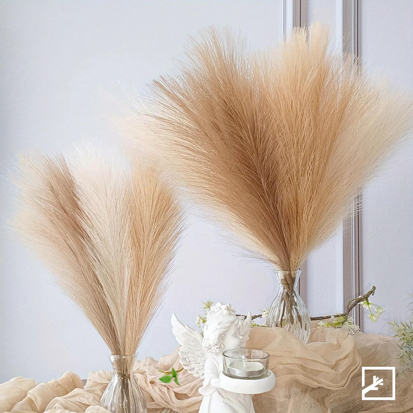 Description Picture 6 of item6PCS Artificial Pampas Grass Decor Flowers Fake Plant Reed for DIY Floral Table Arrange Flower Wedding Home Christmas Decoration