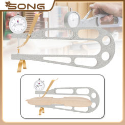 Violin Thickness Gauge Measuring Meter Tools for Fiddler/Cello/Bass/Guitar Aluminous Measurement Gauge dial indicator Luthier