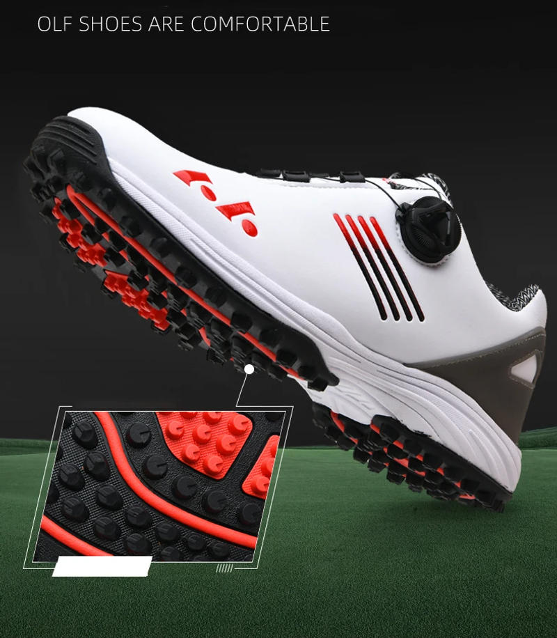 Description Picture 3 of itemMen's Golf Shoe Professional Golf Sport Sneakers Waterproof Trainers Golfing Anti-slip Shoes Comfortable Leisure Shoes