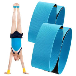 1pair Dance Equipment Gymnastics Tumbling Trainer Elastic Durable Sticky Feet Together Adjustable Gymnastics Auxiliary Band