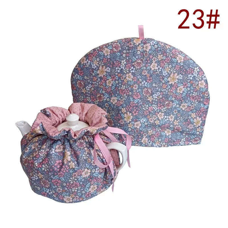 Description Picture 5 of itemLondon Pottery Tea Cozy for Teapot,Cotton,Keep Warm and Decorative Pots Cozy，Vintage Floral Insulated Cosy，Tea Kettle Cover