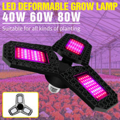 E27 Plant Light Led Lamp Full Spectrum Grow Light Hydroponics Phyto Grow Lampada E26 LED Deformable Light Bulb For Vegs Cultivo