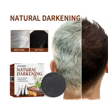 Hair Darkening Soap Shampoo Bar Fast Effective Repair Gray White Color Dye Hair Body Natural Organic Conditioner Bimba Y Lola