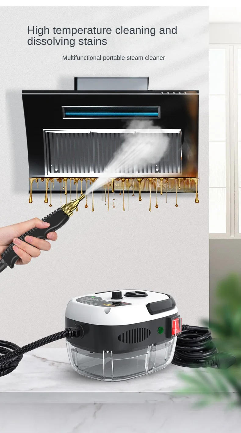 Description Picture 2 of item2500W Steam Cleaner High temperature Jet Washer Range Hood for Kitchen Air Conditioner Car Cleaning Machine Home Appliances