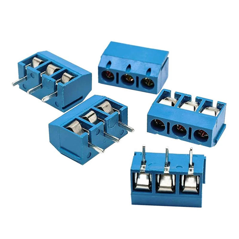 Description Picture 4 of item60Pcs 5Mm Pitch 2 Pin & 3 Pin PCB Mount Screw Terminal Block Connector For Arduino (50 X 2 Pin, 10 X 3 Pin)