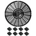 Air Fryer Replacement Tray Air Fryer Pan Air Fryer Grilling Plate Air Fryer Replacement Parts Metal Material for Cooking