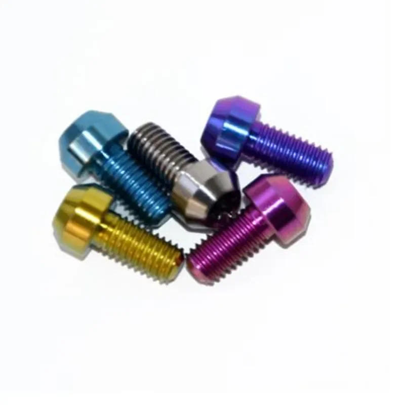 Description Picture 4 of item1pc Titanium Bolt M4 M5 M6 M8 Inner Torx cap Head colourful Ti Bolts Screw for Bicycle Motor Modify Dropshipping