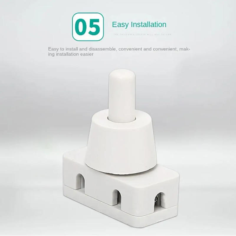 Description Picture 4 of itemNew AC250V ON Push Button Plastic Industrial Switch for Home Lamps DIY Table Lamp Mini Power Switches