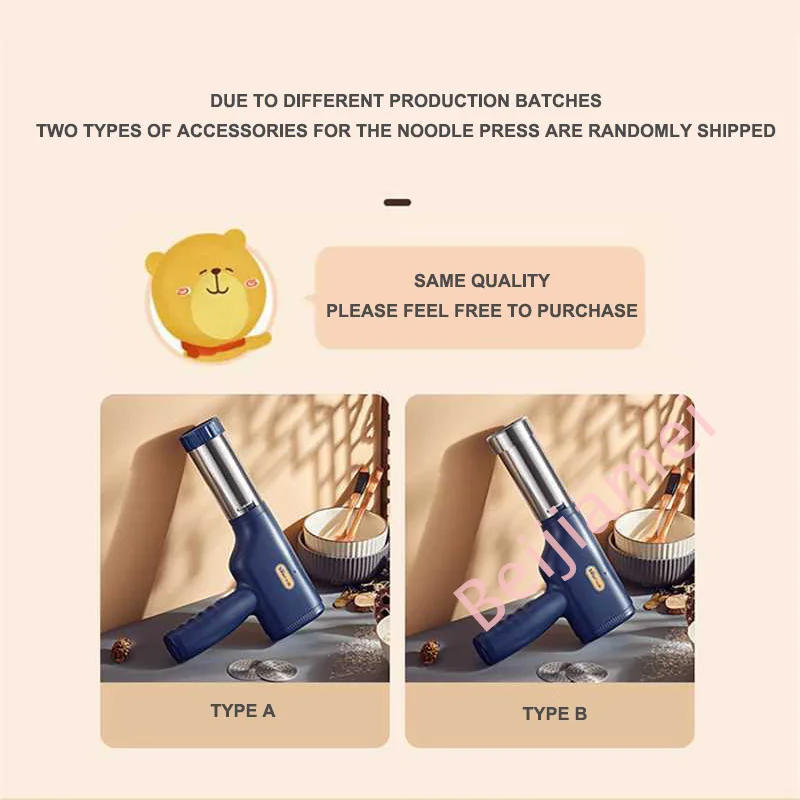 Description Picture 2 of itemElectric Handheld Pasta Maker Automatic Portable Noodle Machine Rechargeable Wireless One Button Control USB Charging