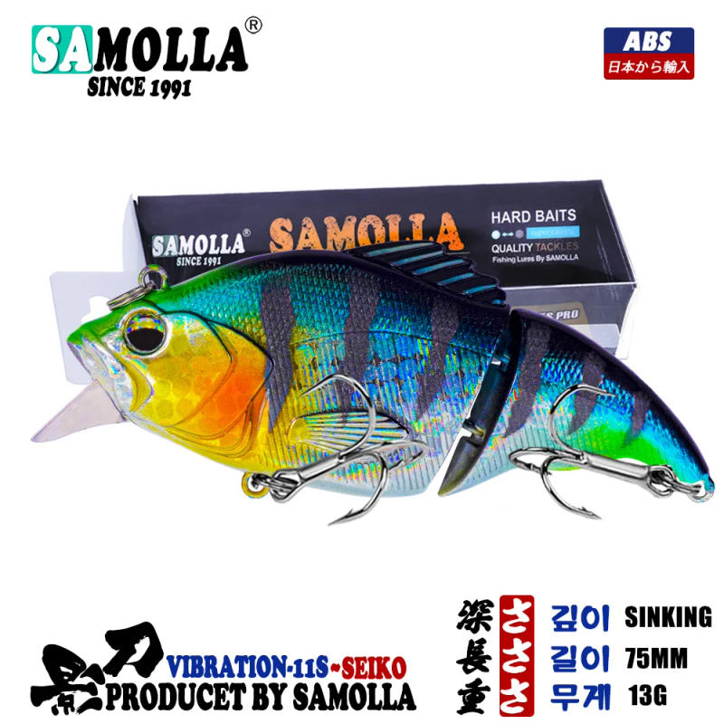 Description Picture 2 of item2023 Swimbaits Sinking Fishing Lures Tackle Accessories Wobblers Baits For Sea Fish Goods 75mm 13g Isca Artificiall Equipment