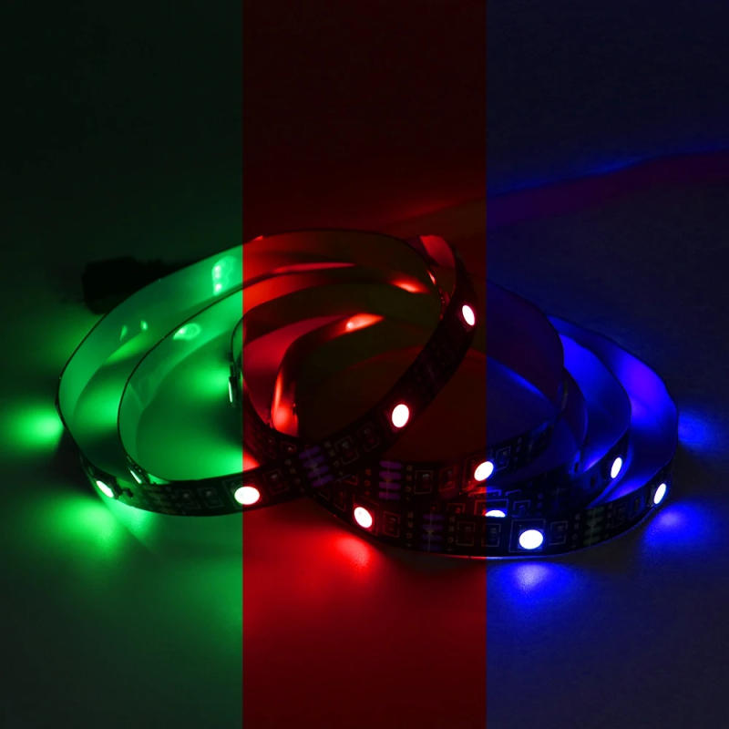 Description Picture 6 of item3AA Battery Power RGB Led Strip Light 5V 5050 SMD with 3/17/24Key Remote Control Lamp Flexible Waterproof Light TV Backlight