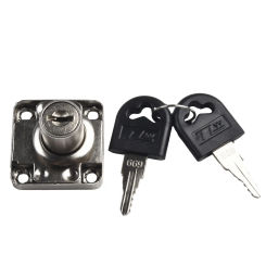 2PCS Furniture Drawer Lock Matching Key Drawer Lock Bolt Cam Lock Wardrobe Cabinets Glove Boxes Locks Hardware