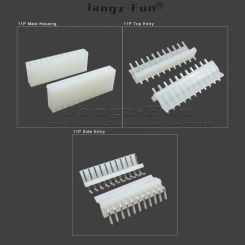 20pcs 11P CH 3.96 Plug 3.96mm Molex CH3.96 11 Pin Male Female Housing Header Connectors Electric Cable Electrical Wire Connector