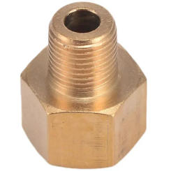 1/8" Male BSPT To 1/4" Female NPT Adapter Brass BSP-NPT Pipe Fitting Tool For Pressure Gauge Air Gas Fuel Water