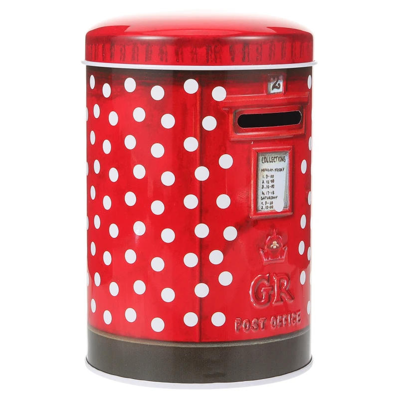 Description Picture 4 of itemTinplate Money Box Bank Coin Savings Cute Cookie Boxes Coins Banks for Adults Large Boys Jar Piggy Unique Metal