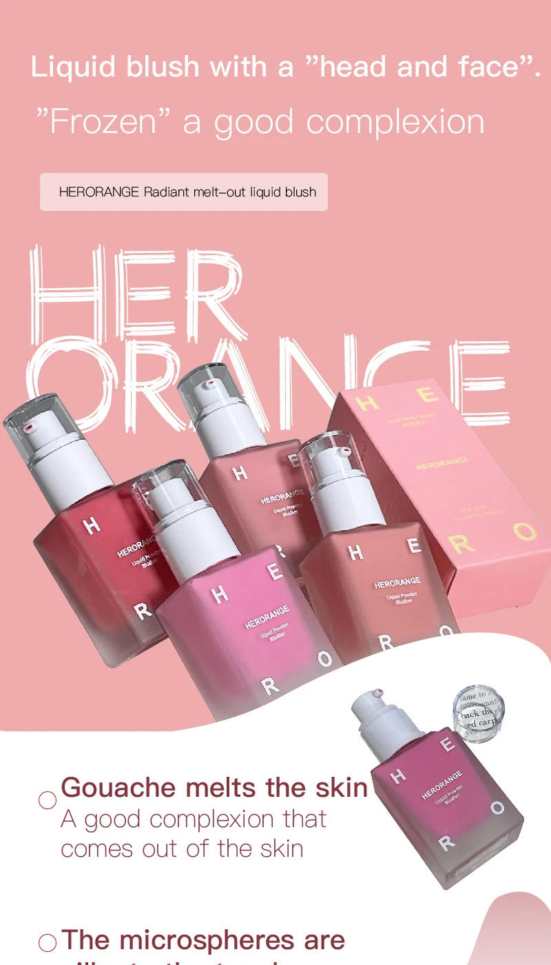 Description Picture 2 of itemMelt Skin liquid blush monochrome matte Hold makeup Lift Color Korean young sister White Blush cream