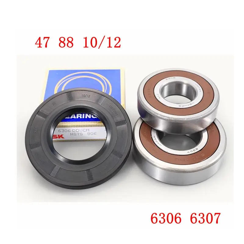 Description Picture 6 of itemFor Midea drum washing machine Water seal and bearings 6203 6204 6205 6206 6207 6305 6306 6307 Oil seal Sealing ring parts