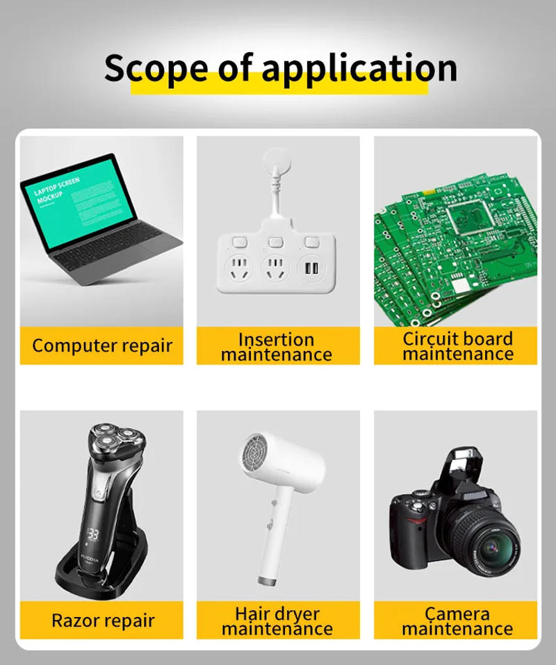 Description Picture 6 of item12 in 1 Multi-Purpose Screwdriver Cross Shaped Torx Blossom Y-Shaped U-shaped for Mobile Phone Telecommunication Repair Tools