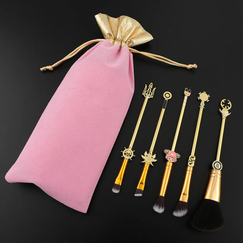 Description Picture 3 of item5pcs/set One Piece Makeup Brushes Cosplay Luffy Blush Nose Eye Shadow Eyebrow Brush Figures Tony Tony Chopper Cosmetic Brush