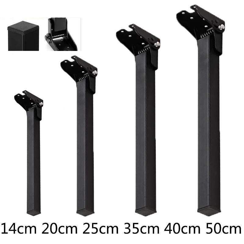 Description Picture 2 of item1Pcs Table Folding Support Legs Metal Bed Leg Coffee Table Legs Sofa Legs Invisible Bed Legs Feet Home Table Legs Accessories