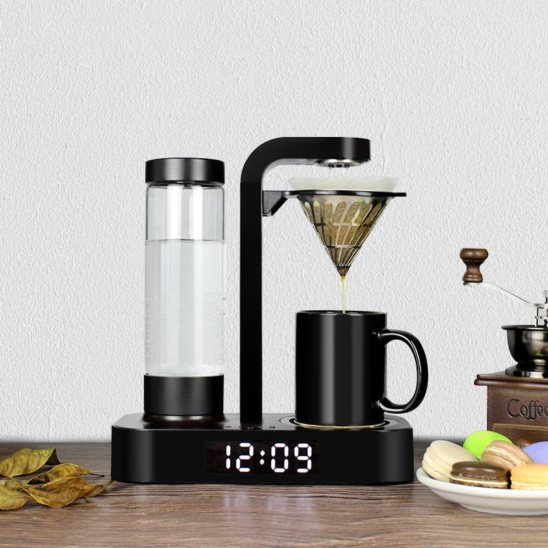 Description Picture 5 of itemPortable Commercial Stainless Steel Electric Automatic Drip Espresso Coffee Machine Manual Battery Powered Express Coffee Maker