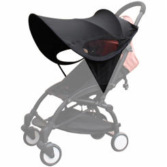Universal Baby Stroller Sunshade Cover - 98% Stroller Compatibility, 75% UV Block Protection for Newborns & Toddlers
