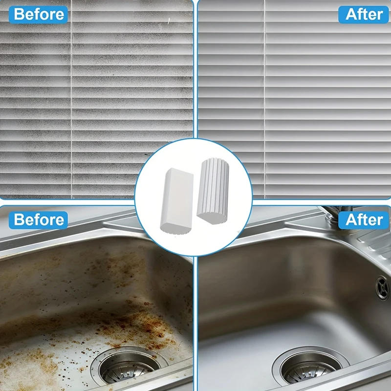 Description Picture 6 of itemReusable Washable Sponges Catches Dust Clean Powder Brush Duster Set Magical Tool Cleaning Blinds Vents Radiators Mirrors Window