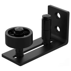 Sliding Barn Door Floor Guide Wall Mounted Hardware For Flush Bottom Adjustable Stay Roller,Fit Most Closet Pocket Doors