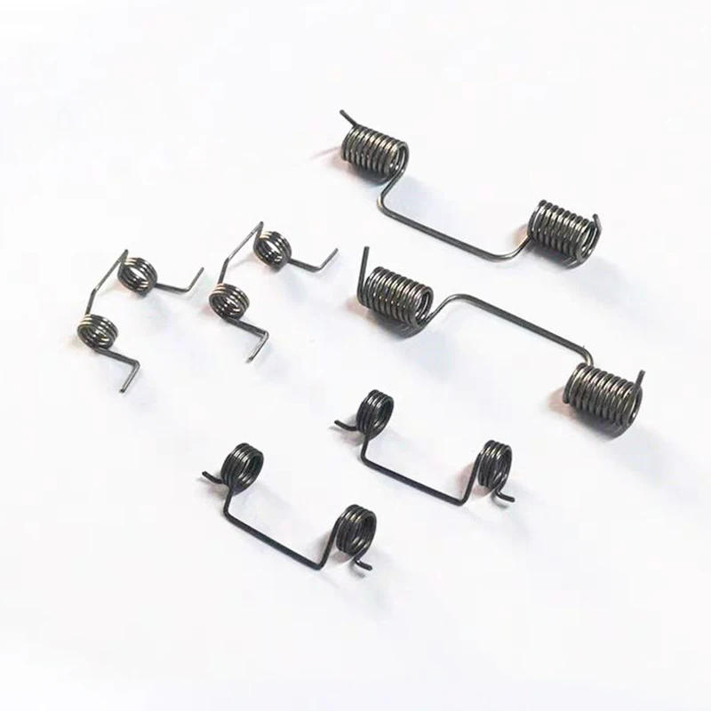 Description Picture 5 of itemCreamily 2PCS Double Torsion spring Wire Diameter=2.0mm Out Dia=20mm Feet Length 55mm 3 Coil 90 Degrees Strong Torsional Spring