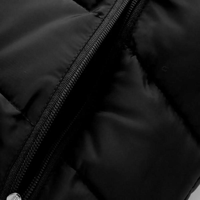 Description Picture 2 of itemWinter Warm Vest Men's Waterproof Hooded Winter Vest with Zipper Closure for Cold Sleeveless Casual Jacket for Autumn Winter