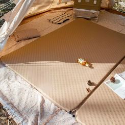 Outdoor Comfort Portable Automatic Inflatable Mattresses Tent Camping Floor Bedding Sleeping Mat Camping Free Pump Happy Moment